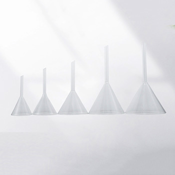 Triangular funnel conical funnel glass funnel filling short neck funnel