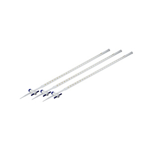Acid burette PTFE piston glass burette laboratory titration