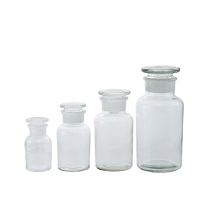 Large mouth reagent bottle wide mouth bottle glass reagent bottle 500ml