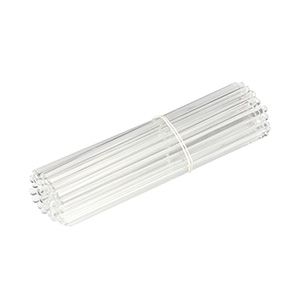 Beaker glass rod solid round glass rod beaker stirring rod laboratory supplies